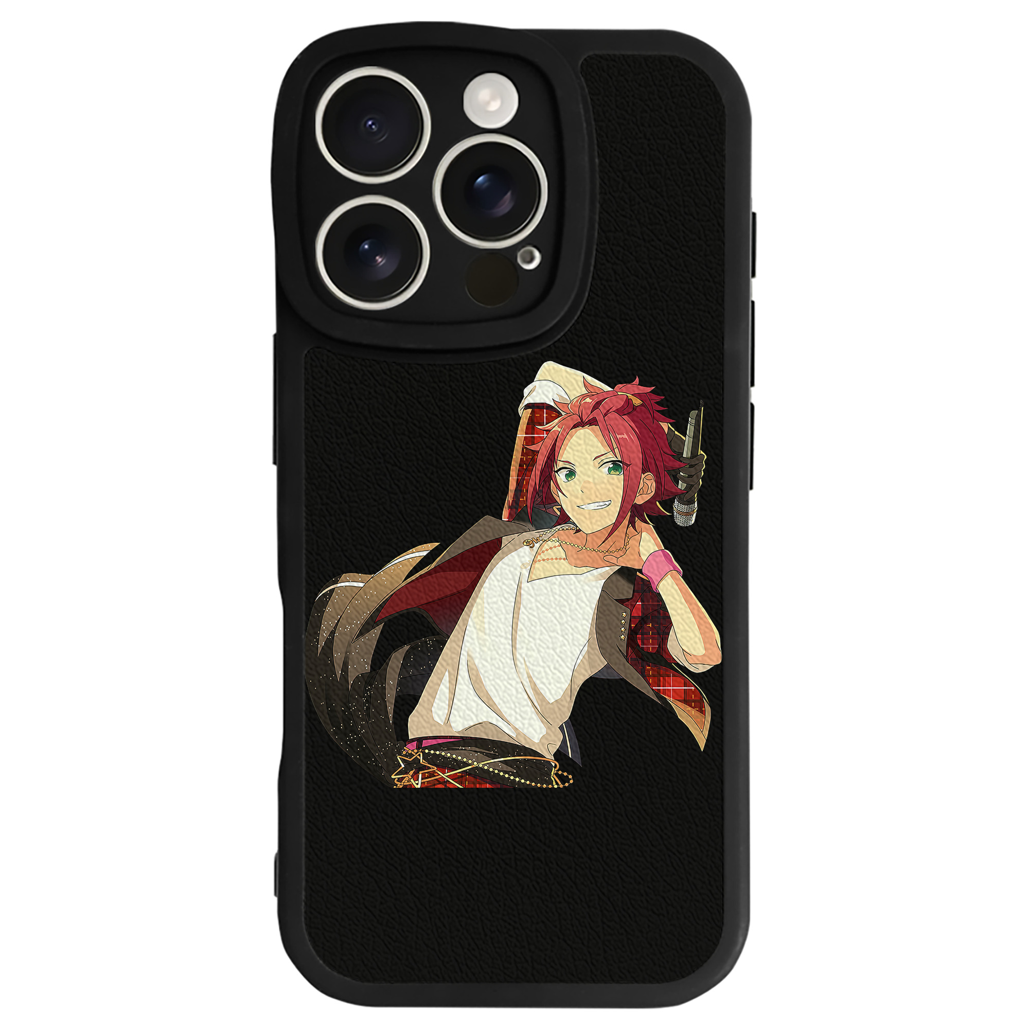 （画像用） あんさんぶるスターズ! Ensemble Stars 【iPhone 16シリーズ対応】シリコンスマホケース（レザー調） 材質：シリコン